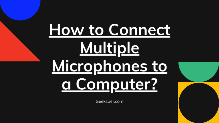 How to Connect Multiple Microphones to a Computer?