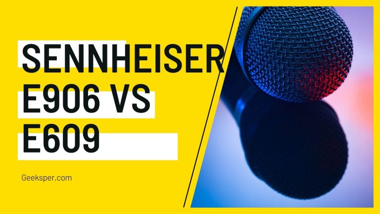 Sennheiser e906 vs e609 Microphone Comparison