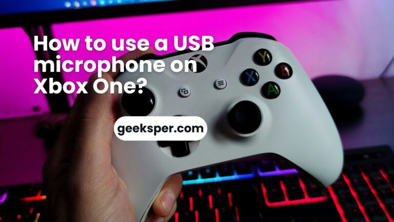 How to use a USB microphone on Xbox One?