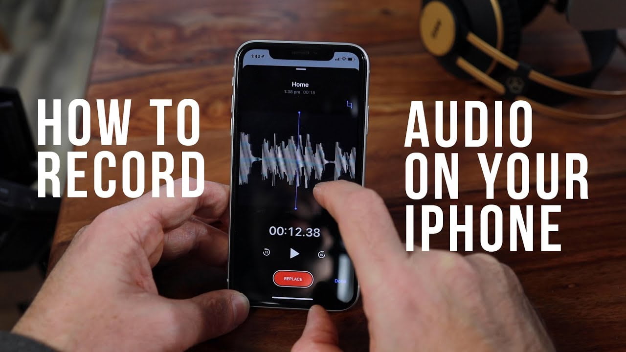 How to record audio on iPhone