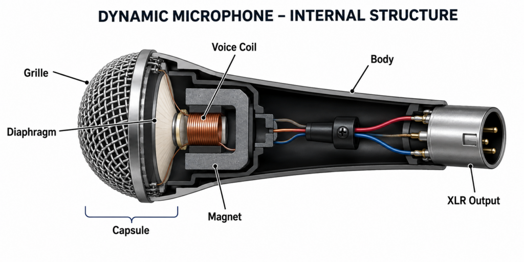 What Is a Dynamic Microphone? Meaning, Uses, Pros, Cons, & Best Choice