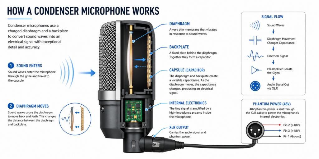 How Does a Microphone Work? Parts, Process, and Simple Explanation