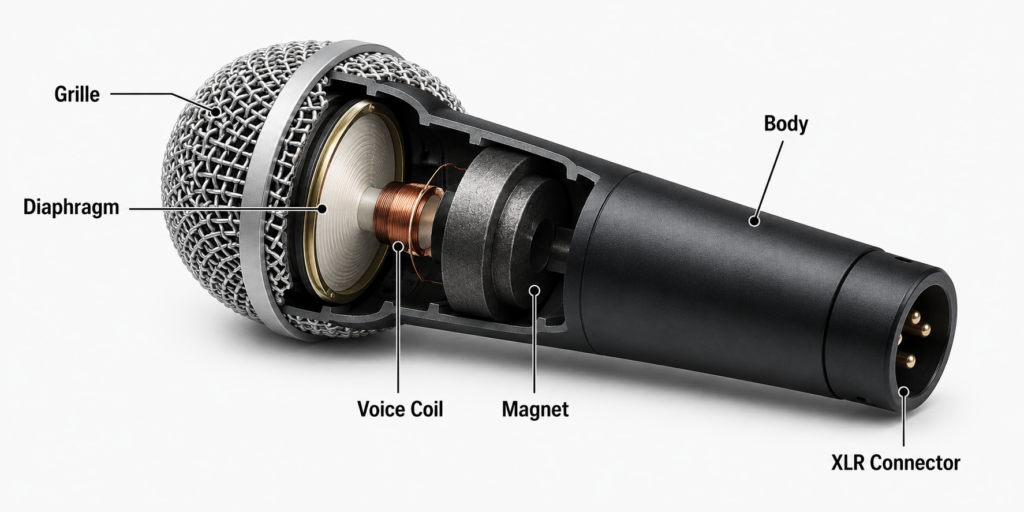 What Is a Dynamic Microphone? Meaning, Uses, Pros, Cons, & Best Choice