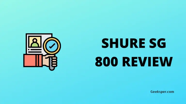 Shure SG800 Microphone Review