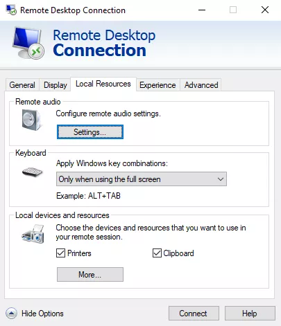 How to Enable Microphone on Remote Desktop?
