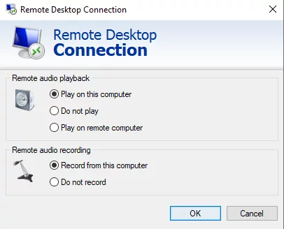 How to Enable Microphone on Remote Desktop?