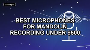 Best Microphones for Mandolin Recording Under $500: One Verified Pick