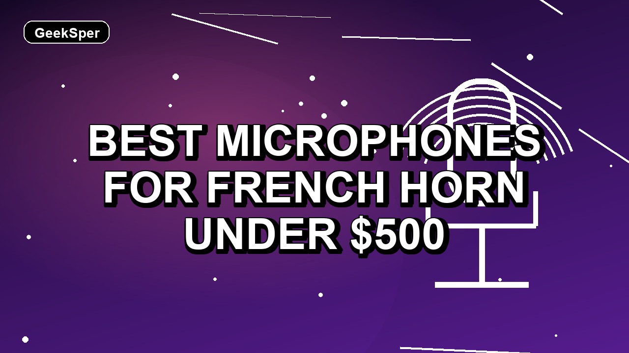 Best Microphones for French Horn Under $500: One Verified Pick