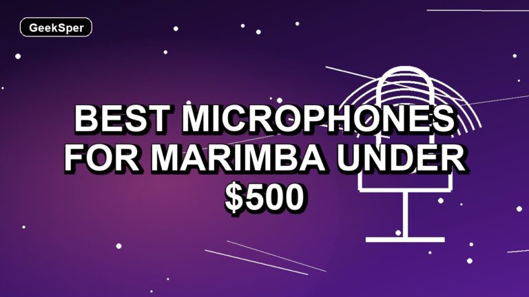 5 Best Microphones for Marimba Under $500