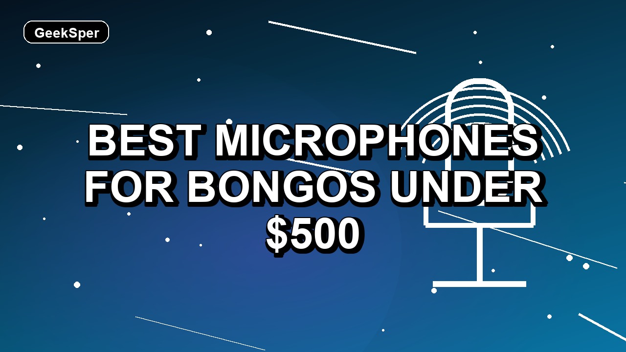 5 Best Microphones for Bongos Under $500