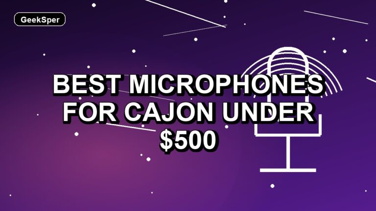 5 Best Microphones for Cajon Under $500