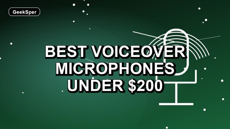 5 Best Voiceover Microphones Under $200