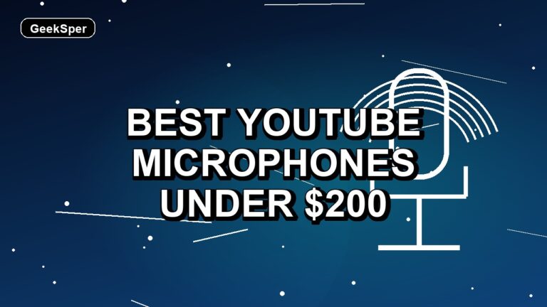 6 Best YouTube Microphones Under $200