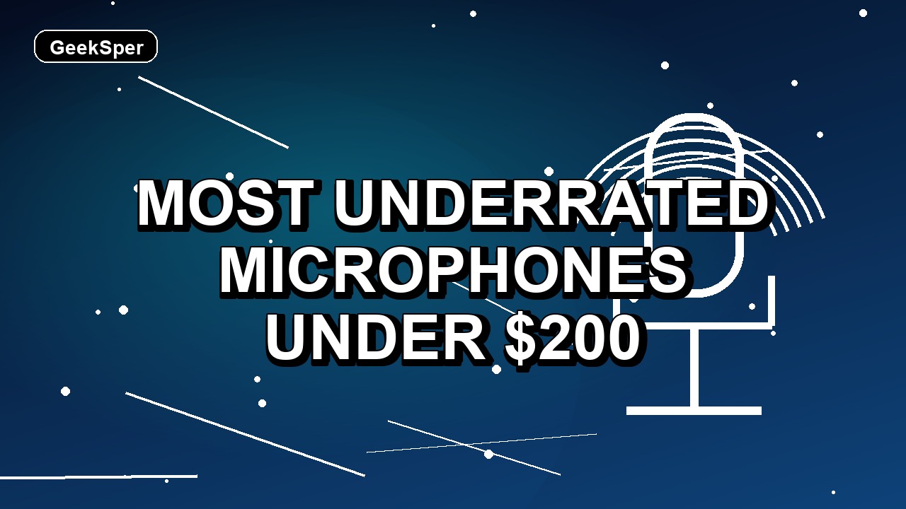 2 Most Underrated Microphones Under $200
