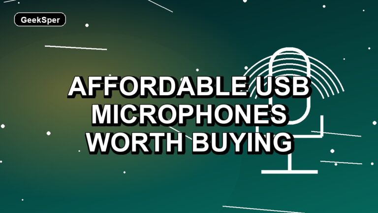 5 Affordable USB Microphones Worth Buying
