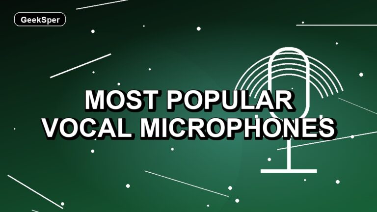 5 Most Popular Vocal Microphones