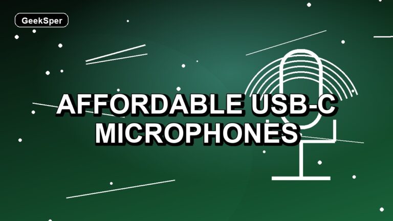 Affordable USB-C Microphones: One Verified Pick