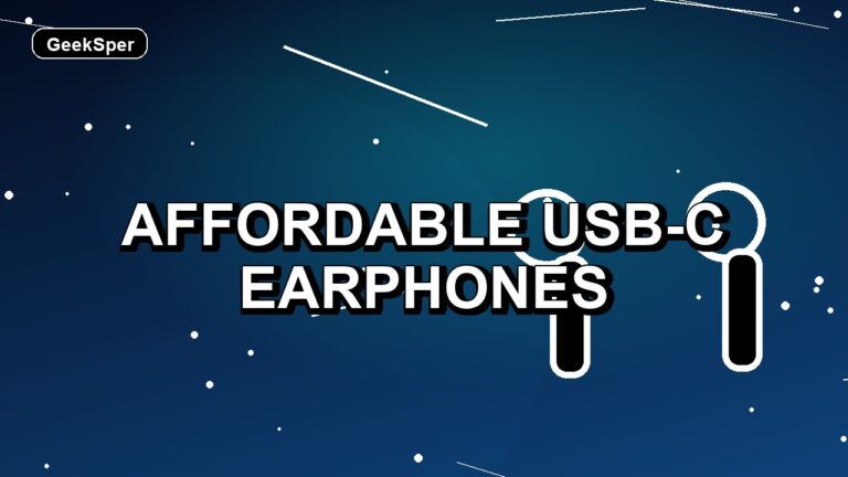 Affordable USB-C Earphones: One Verified Pick