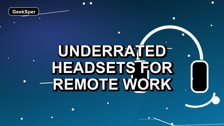 3 Underrated Headsets for Remote Work